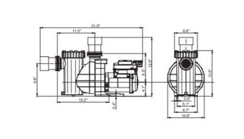 Speck Badu Ecomv/ 72-V Variable Speed Pump | 2.5HP 208-230V 10A | 2072266213