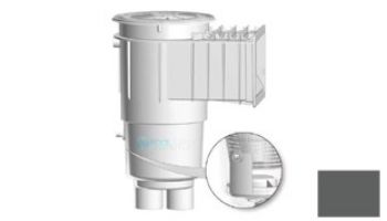 AquaStar Flow Star Water Bonded Skimmer with Flush Face, Float Assembly, Basket, Lid and Adjustable Collar with 9" Ultra Basket | White | SKR17101-L