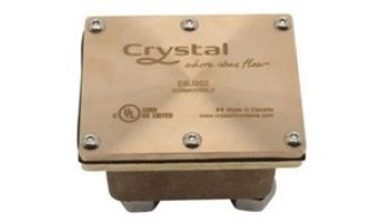 Crystal Fountains EBJ Series Underwater Junction Box | 2-Connections | EBJ202