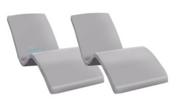 SR Smith Destination Series In-Pool Lounger | Set of 2 | Gray | DS-1-52-2PK