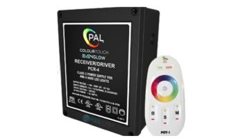 PAL Lighting Color Touch PCR-4 Remote Control Transformer with OEM Cloning for Evenglow and PAL-4 LED Multi-Color Lights | 60W 12VDC | 42-PCR-4U-CL-E