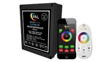 PAL Lighting Color Touch PCR-4 Remote Control Transformer with OEM Cloning and WiFi for Evenglow and PAL-4 LED Multi-Color Lights | 60W 12VDC | 42-PCR-4UW-CL-E