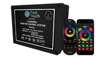 PAL Lighting Color Touch PCR-5CU Pool Automation 5-Channel Wireless Control System for Evenglow and PAL-4 LED Multi-Color Lights | 60W 12V | 42-PCR-5CUW