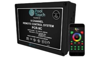 PAL Lighting Color Touch PCR-5CU Pool Automation 5-Channel Wireless Control System for Evenglow and PAL-4 LED Multi-Color Lights | 60W 12V | 42-PCR-5CUW