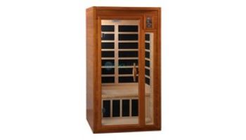 Golden Designs Dynamic Barcelona 1-2 Person Low EMF FAR Infrared Sauna | Hemlock | DYN-6106-01