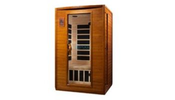 Golden Designs Dynamic Andora 2-Person Low EMF FAR Infrared Sauna | Hemlock | DYN-6202-03