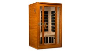 Golden Designs Dynamic San Marino 2-Person Low EMF FAR Infrared Sauna | Hemlock | DYN-6206-01