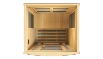 Golden Designs Dynamic San Marino 2-Person Low EMF FAR Infrared Sauna | Hemlock | DYN-6206-01