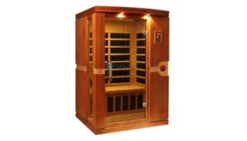 Golden Designs Dynamic Venice 2-Person Low EMF FAR Infrared Sauna | Hemlock | DYN-6210-01