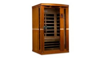 Golden Designs Dynamic Vittoria 2-Person Low EMF FAR Infrared Sauna | Hemlock | DYN-6220-01