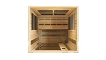 Golden Designs Dynamic Vittoria 2-Person Low EMF FAR Infrared Sauna | Hemlock | DYN-6220-01