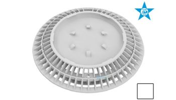 AquaStar 8" Round Color Choice Suction Outlet Cover with Screw Kit | White | CC8101