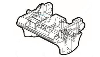 Hayward 2 Wheel Lower Body | Gray | PVX2LB1900GR