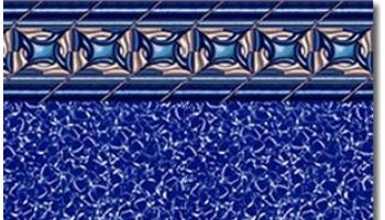 Pacific Diamond 18_#39; Round | Heavy Gauge Uni-Bead 54_quot; Tall | J-Hook Style Liner | LI1854PDU25