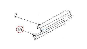 Pentair Front-Rear Heat Exchanger Baffle | 20020102