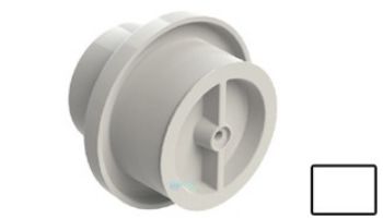 AquaStar Light Niche/Return Fitting with Cap | Fits Inside 2_quot; Pipe | White | 3701-CS