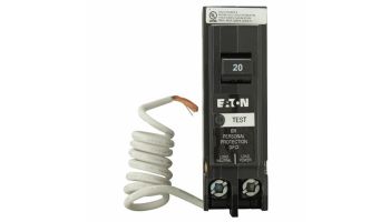 Eaton Corp GFCI 1-Pole 20A 5MA Pigtail Neutral BR Circuit Break | BRN120GF