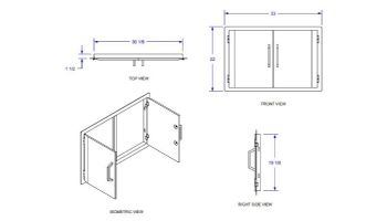 Bullet By Bull Double Door Stainless Steel | UI0429