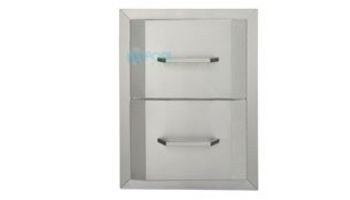 Bullet By Bull Double Drawer Stainless Steel | UI0491
