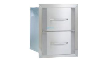 Bullet By Bull Double Drawer Stainless Steel | UI0491