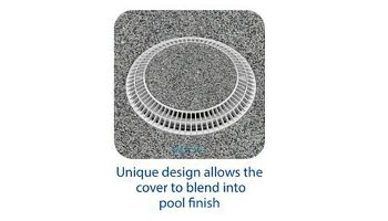 AquaStar 10" Round Color Choice Suction Outlet Cover with Screw Kit | Black | CC10102