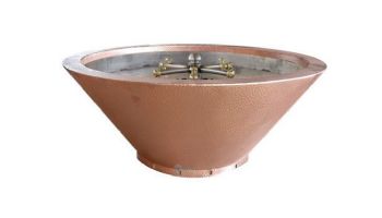 Bobe Fire Pot | Automatic Ignition Natural Gas | 36" x 16" | Copper | RCFPC-36-NG