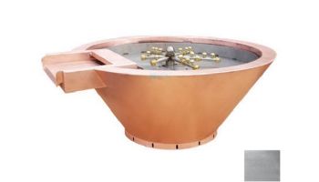 Bobe Builder Series Water + Fire Bowl | Manual Ignition Natural Gas | 24" X 12" | Stainless Steel | BRSPPMFWA-24-NG