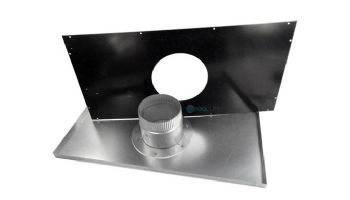 Hayward Indoor Vent Adapter Kit for H500FD Universal Heaters | Negative Vertical | 8" Diameter | UHXNEGVT15008