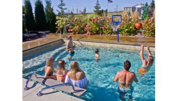 Global Pool Products 18" Regulation Basketball Game Set | Copper Vein Powder Coated | GPPOTE-BBS-CV