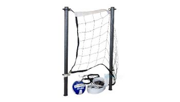 Global Pool Products Volleyball Set | 16' Net & Ball | Copper Vein Poles | No Anchors | GPPOTE-VBS16-CV