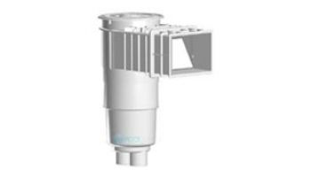 AquaStar Flow Star Skimmer with Flush Face 4" Extension, Float Assembly, Basket, Lid and Collar with 9" Ultra Basket | White | SKR14101-L