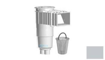 AquaStar Flow Star Skimmer with Flush Face 4" Extension, Float Assembly, Basket, Lid and Collar with 9" Ultra Basket | White | SKR14101-L