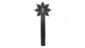 Black Oak Foundry Large Droop Spout with Normandy | Almost Black Finish | S7783-BLK