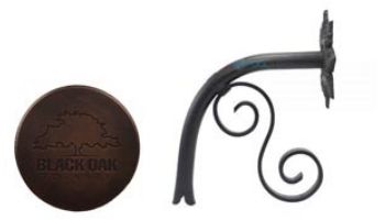 Black Oak Foundry Large Droop Spout with Normandy | Oil Rubbed Bronze Finish | S7783-ORB