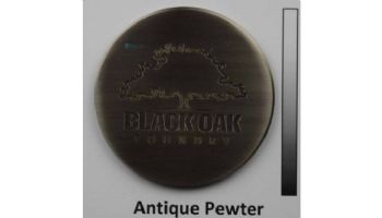 Black Oak Foundry Large Droop Spout with Normandy | Antique Pewter Finish | S7783-AP | S7835-AP