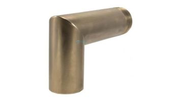 Black Oak Foundry 1.5" Deco 90 Degree Downspout | Distressed Copper Finish | S931-DC