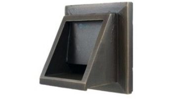 Black Oak Foundry Short Square Scupper Bare | Oil Rubbed Bronze Finish | S56-ORB | S69-ORB