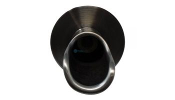 Black Oak Foundry Roman Scupper with Round Backplate | Brushed Pewter Finish | S55-BP | S58-BP Round