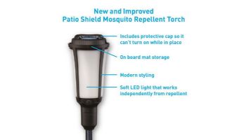 ThermaCell Patio Shield Mosquito Repellent Torch | PSLT4 | Pool Supply