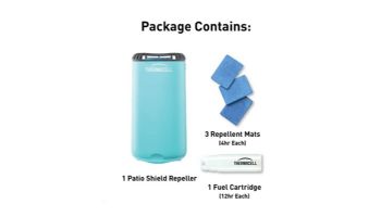 ThermaCell Patio Shield Mosquito Repeller | Glacial Blue | MRPSB