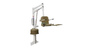 Aqua Creek Spa Lift Elite | No Anchor | White with Tan Seat | F-006SLE-T