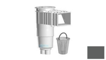 AquaStar Flow Star Skimmer with Flush Face 4" Extension, Float Assembly, Basket, Lid and Collar with 9" Ultra Basket | White | SKR14101-L