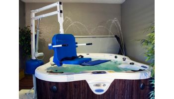 Aqua Creek Spa Lift Ultra | No Anchor | White Powder Coat with Tan Seat | F-005SLU-T