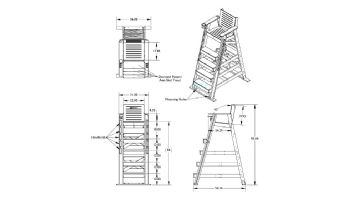 SR Smith Sentry 66" Lifeguard Chair | SLGC-66