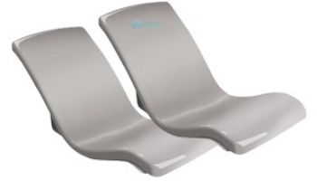 SR Smith Destination Series In-Pool Rocking Lounge Chair | Set of 2 | Fashion Gray | DS-2-56-2PK