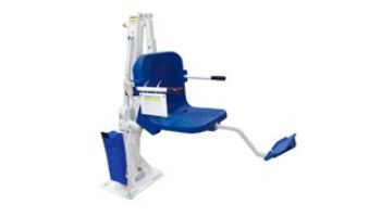 Aqua Creek Admiral Pool Lift | White with Blue Seat | F-ADMRL