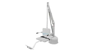 Aqua Creek Revolution Pool Lift | No Anchor | White Powder Coat with White Seat | F-702RLNA-W