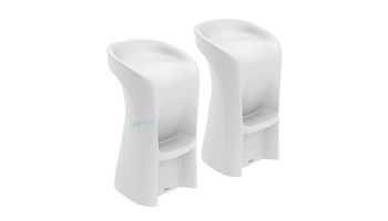 Ledge Lounger Signature Collection Barstool Package | White | LL-SS-SG-BS-W