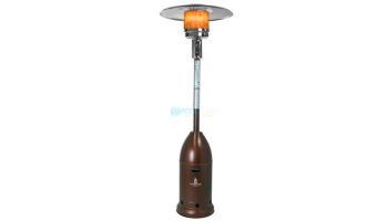 Lava Heat Italia Roma Pro T-Line Commercial Patio Heater | Dome Style 7-Foot | Heritage Bronze Natural Gas | TL7RMPBRLP