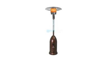 Lava Heat Italia Roma Pro T-Line Commercial Patio Heater | Dome Style 7-Foot | Heritage Bronze Natural Gas | TL7RMPBRLP